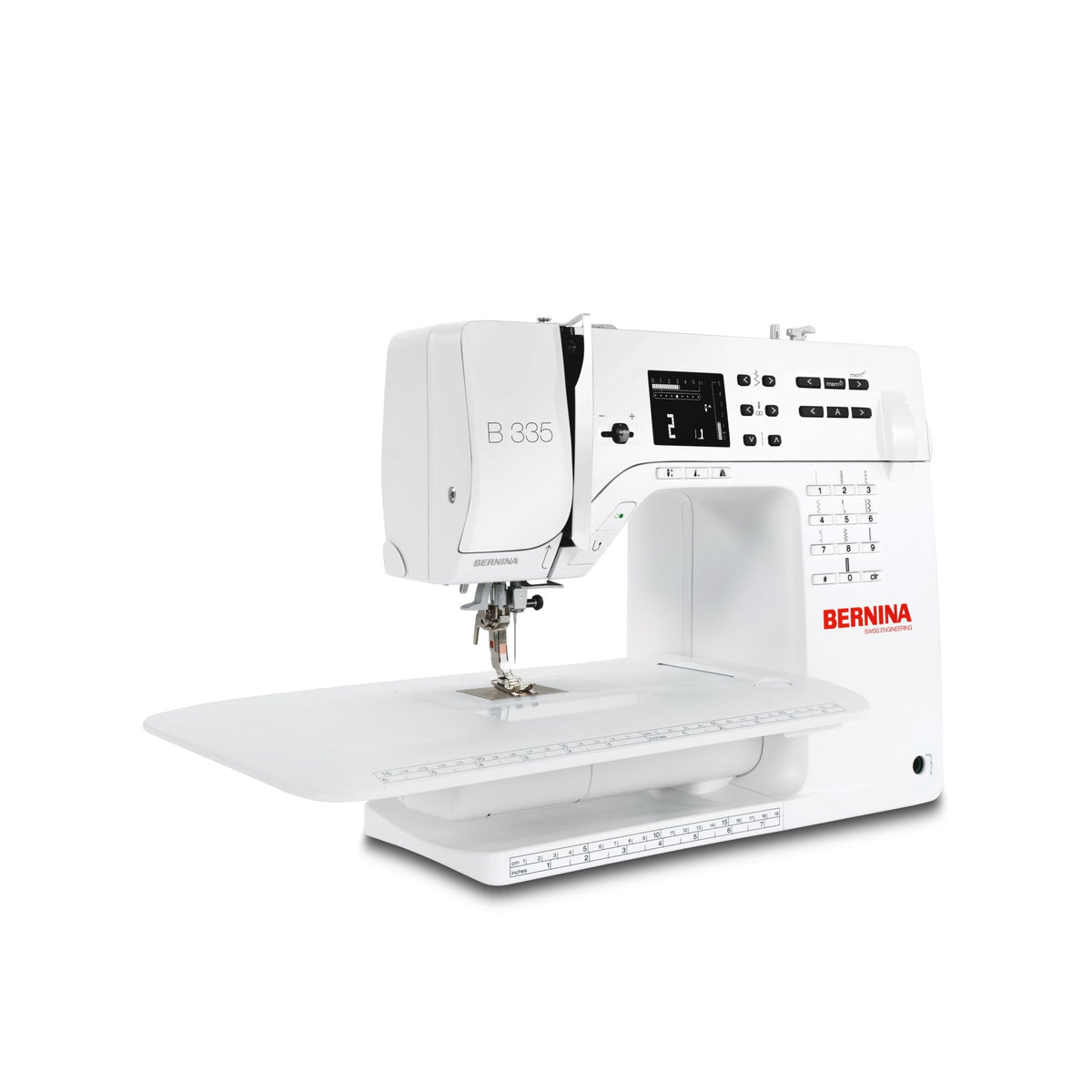 BERNINA 335 Deluxe mit Kompaktnähfüsse