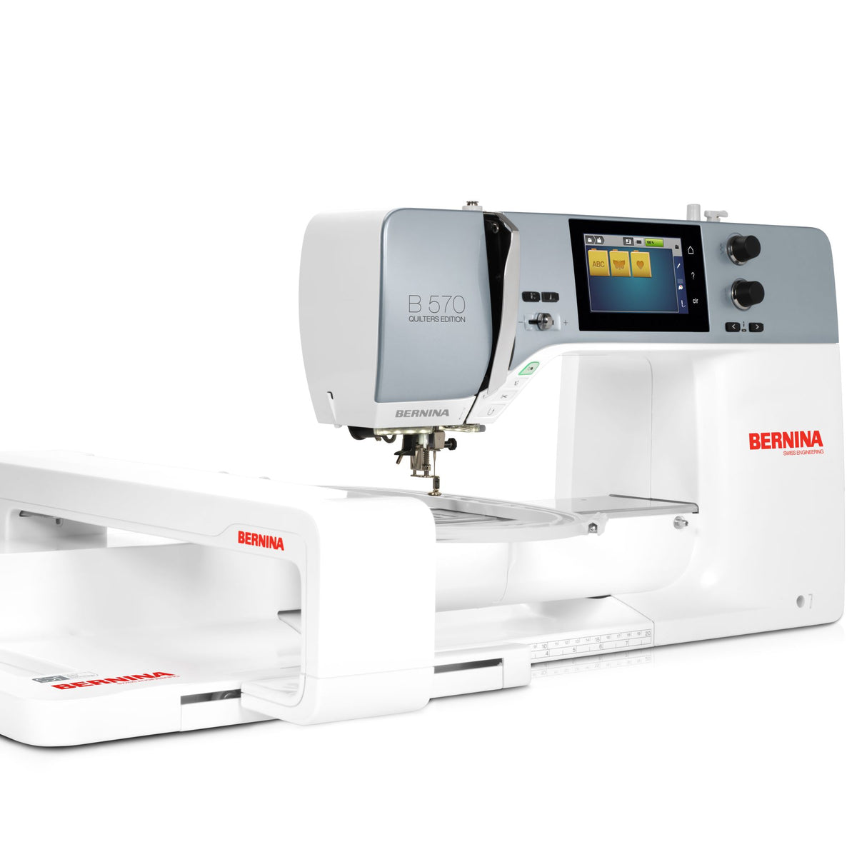 BERNINA 570 QE mit Stickmodul, ohne BSR Fuss
