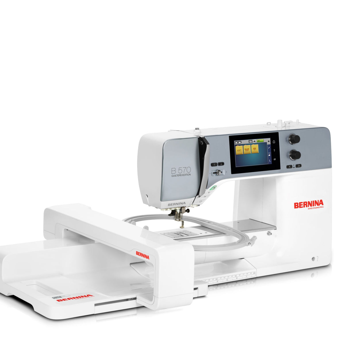 BERNINA 570 QE mit Stickmodul, ohne BSR Fuss