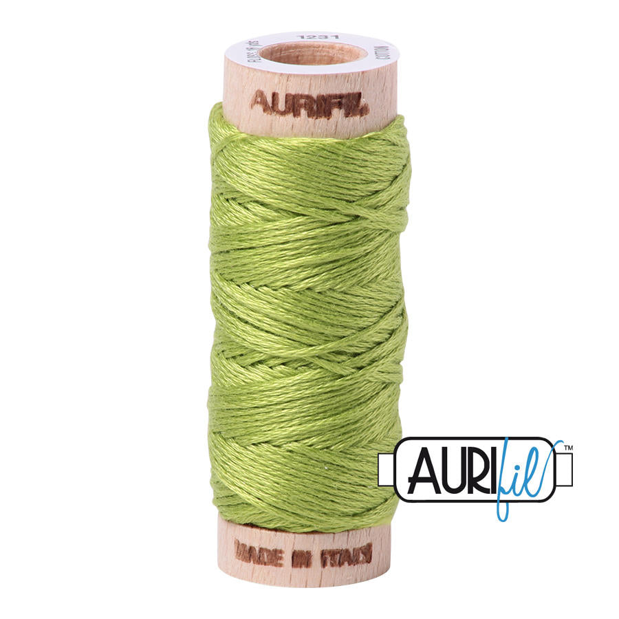 Aurifil 100% cotton thread, 6-strand dental floss thread - 1231