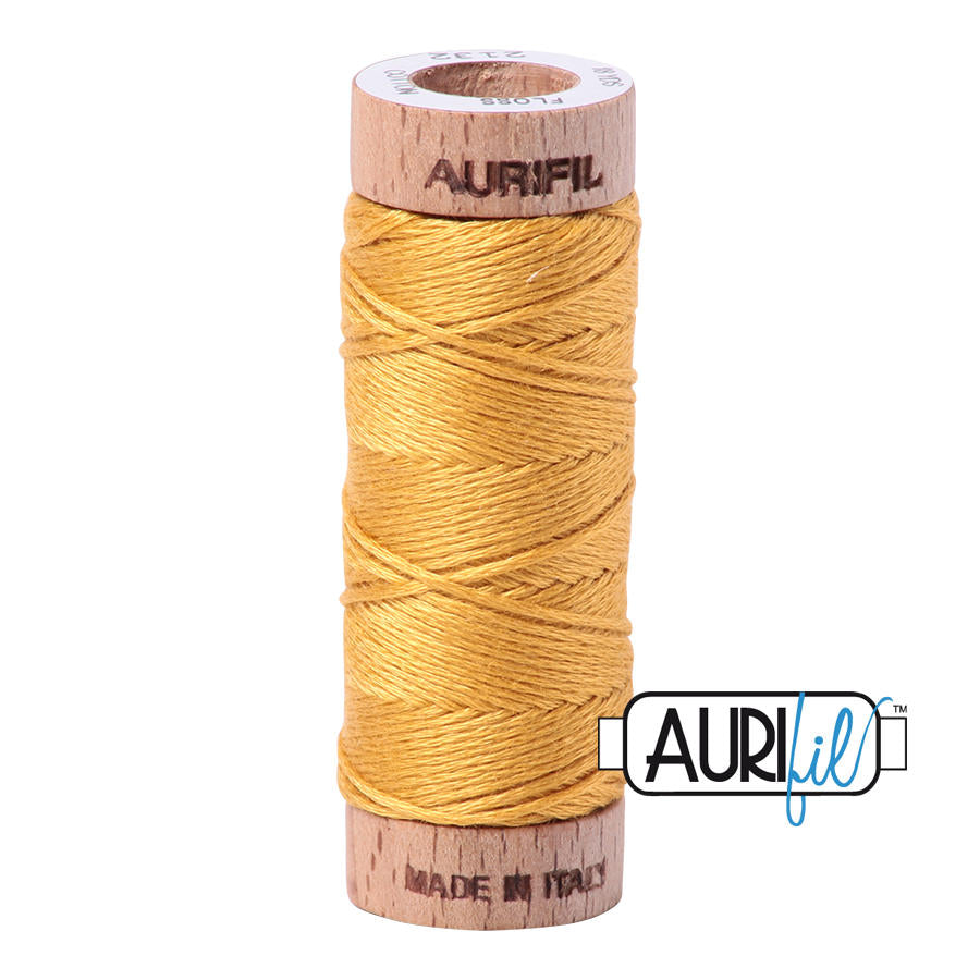 Aurifil Garn aus 100% Baumwolle, 6 fädiges Zahnseidengarn - 2132