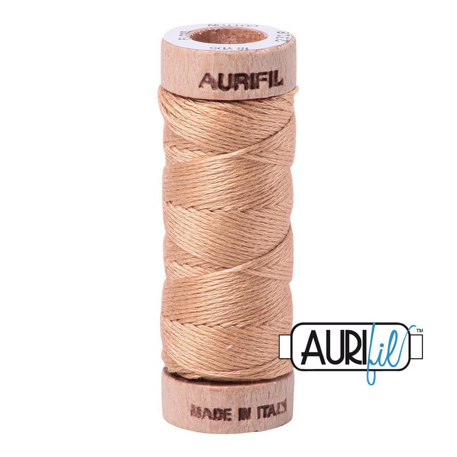 Aurifil Garn aus 100% Baumwolle, 6 fädiges Zahnseidengarn - 2318