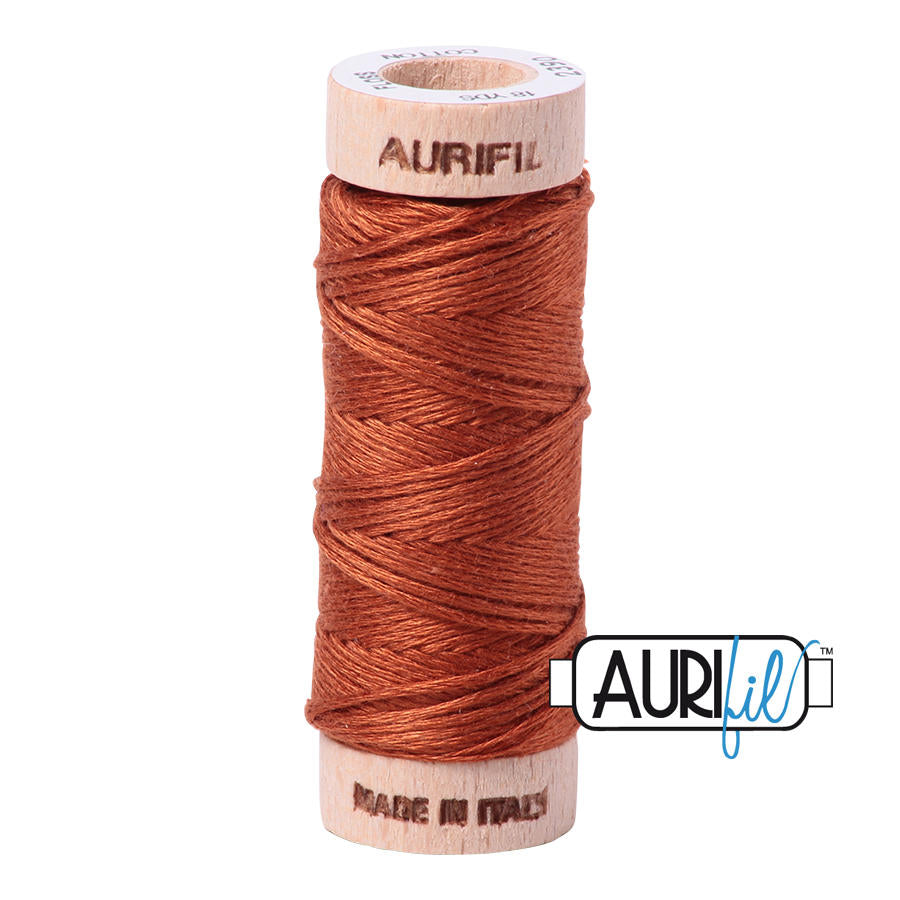 Aurifil Garn aus 100% Baumwolle, 6 fädiges Zahnseidengarn - 2390