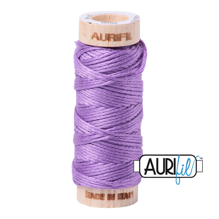 Aurifil Garn aus 100% Baumwolle, 6 fädiges Zahnseidengarn - 2520
