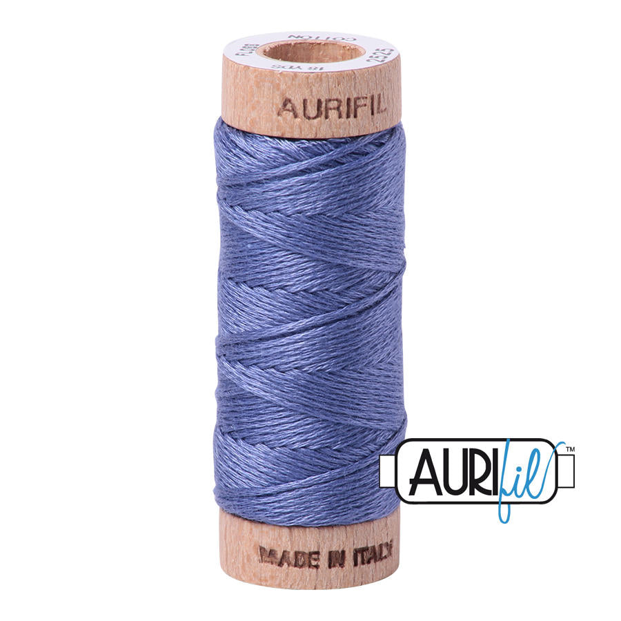 Aurifil Garn aus 100% Baumwolle, 6 fädiges Zahnseidengarn - 2525
