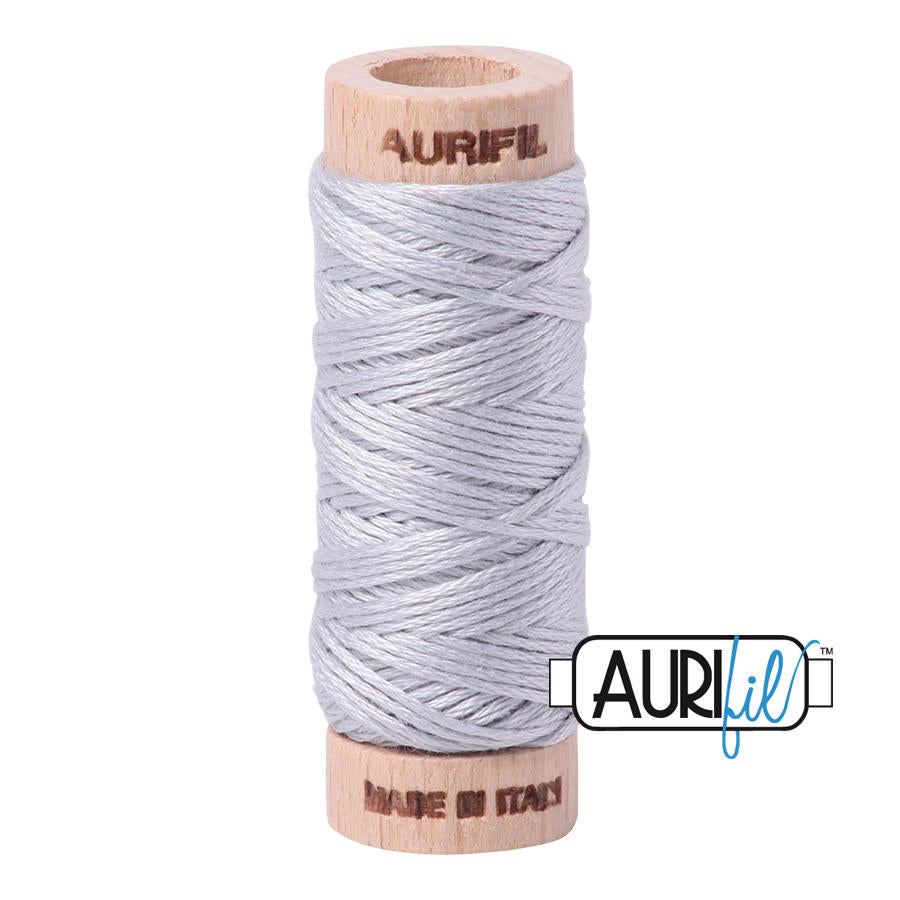 Aurifil Garn aus 100% Baumwolle, 6 fädiges Zahnseidengarn - 2600