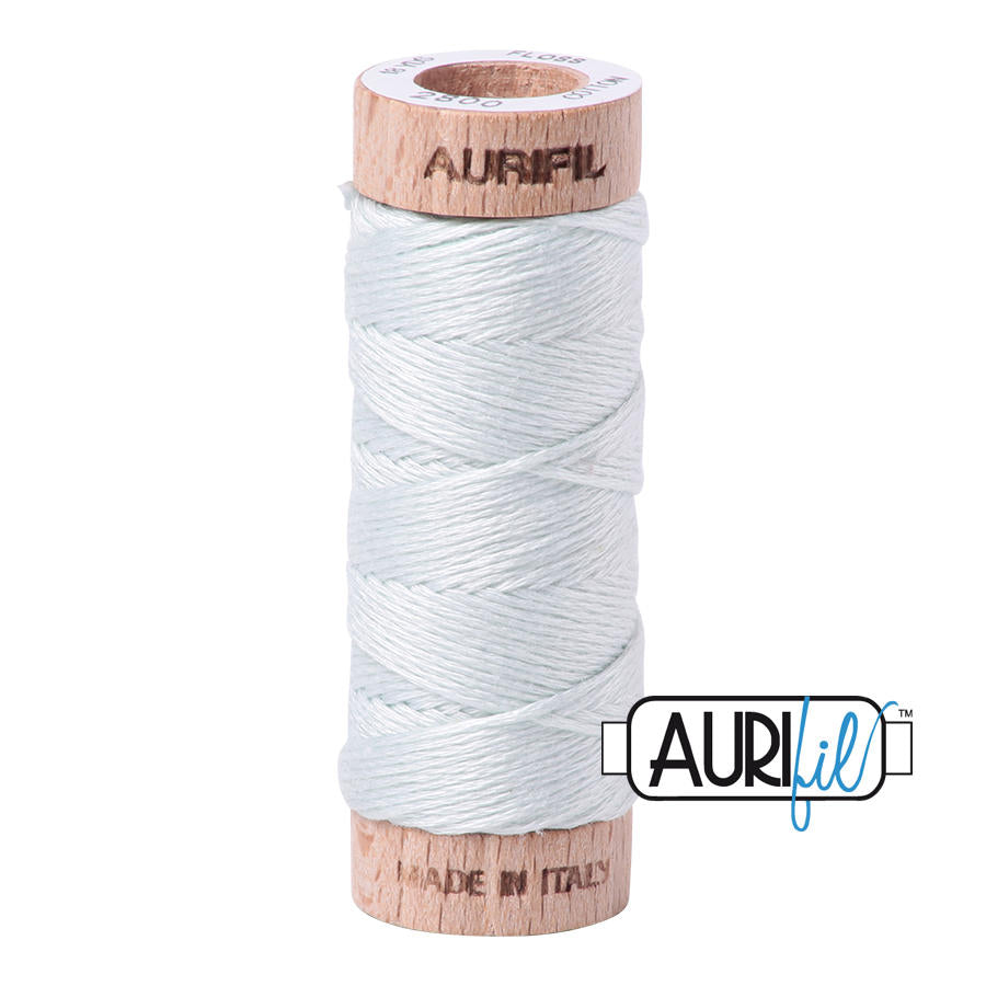 Aurifil Garn aus 100% Baumwolle, 6 fädiges Zahnseidengarn - 2800
