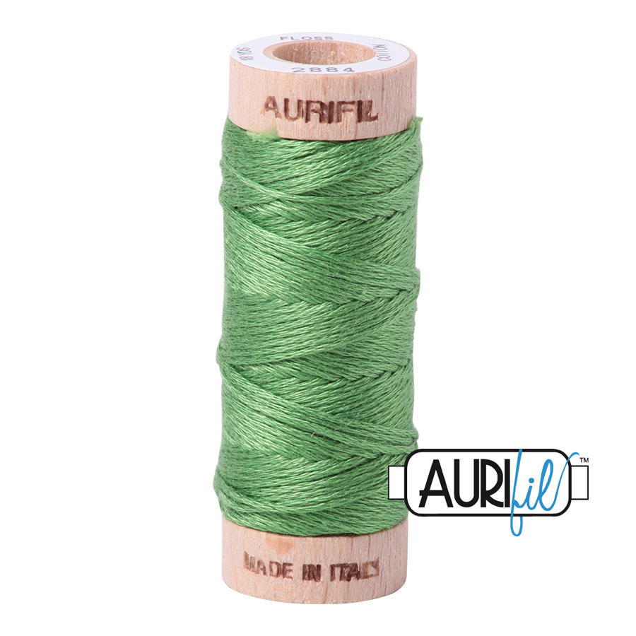 Aurifil Garn aus 100% Baumwolle, 6 fädiges Zahnseidengarn - 2884