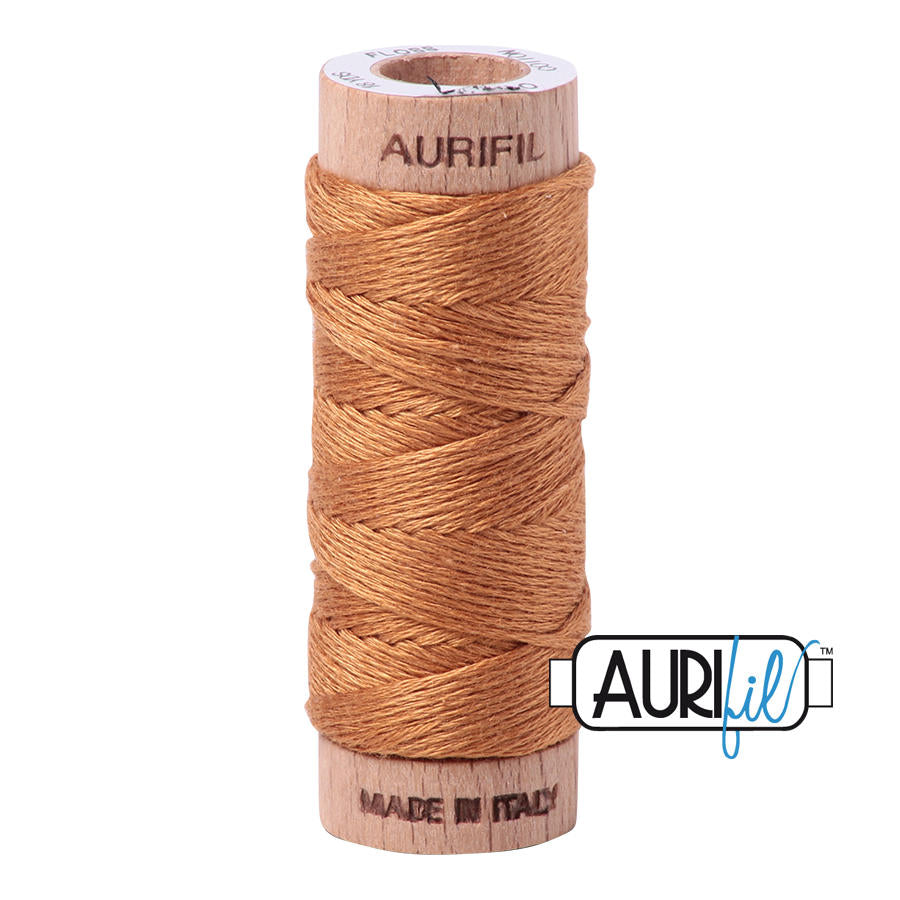 Aurifil Garn aus 100% Baumwolle, 6 fädiges Zahnseidengarn - 2930