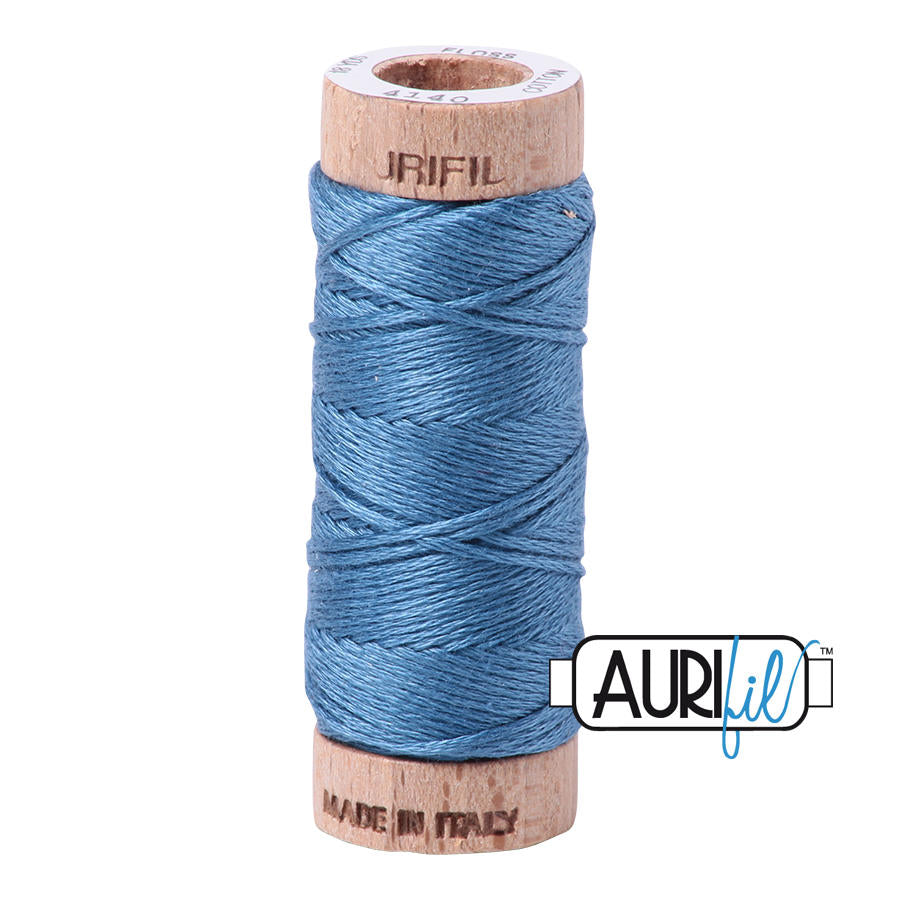 Aurifil Garn aus 100% Baumwolle, 6 fädiges Zahnseidengarn - 4140