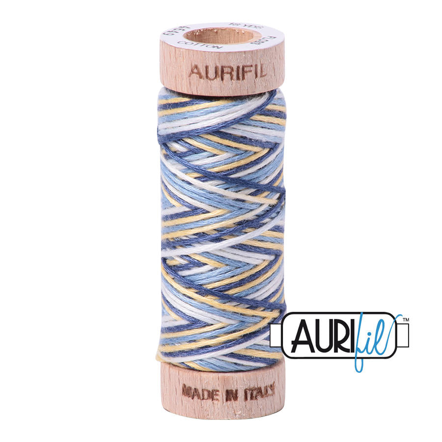 Aurifil Garn aus 100% Baumwolle, 6 fädiges Zahnseidengarn - 4649