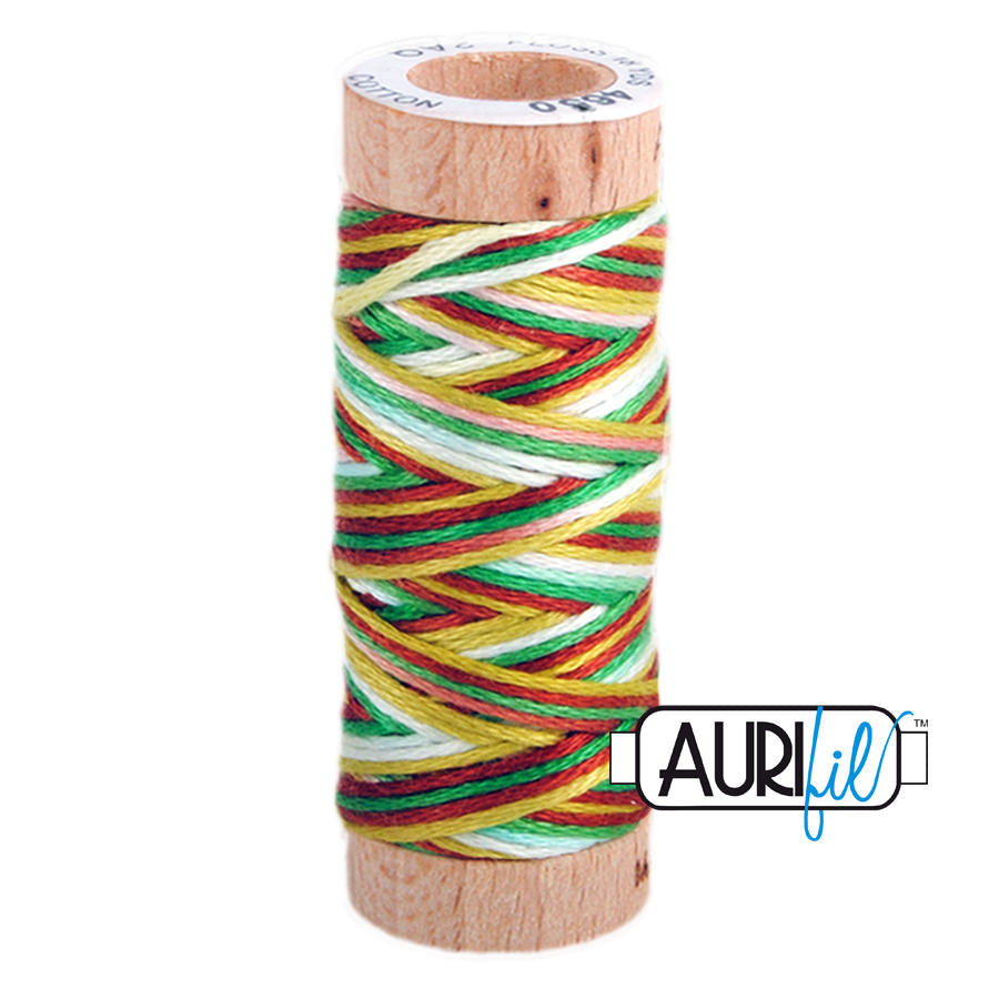 Aurifil Garn aus 100% Baumwolle, 6 fädiges Zahnseidengarn - 4650