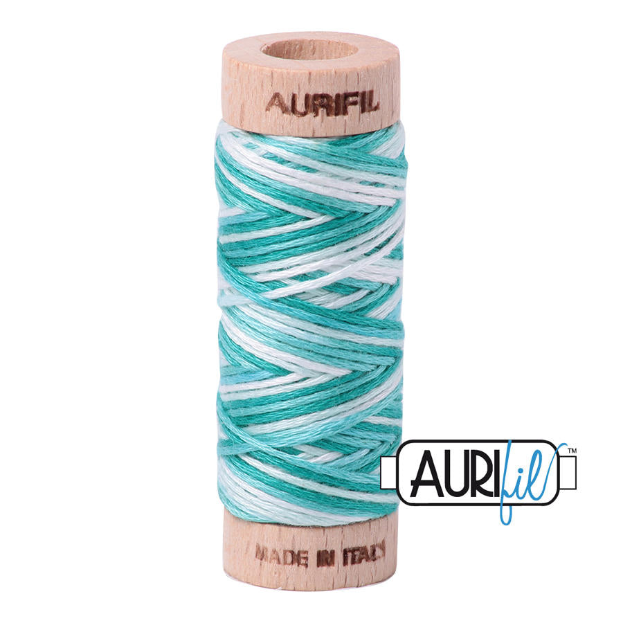 Aurifil Garn aus 100% Baumwolle, 6 fädiges Zahnseidengarn - 4654