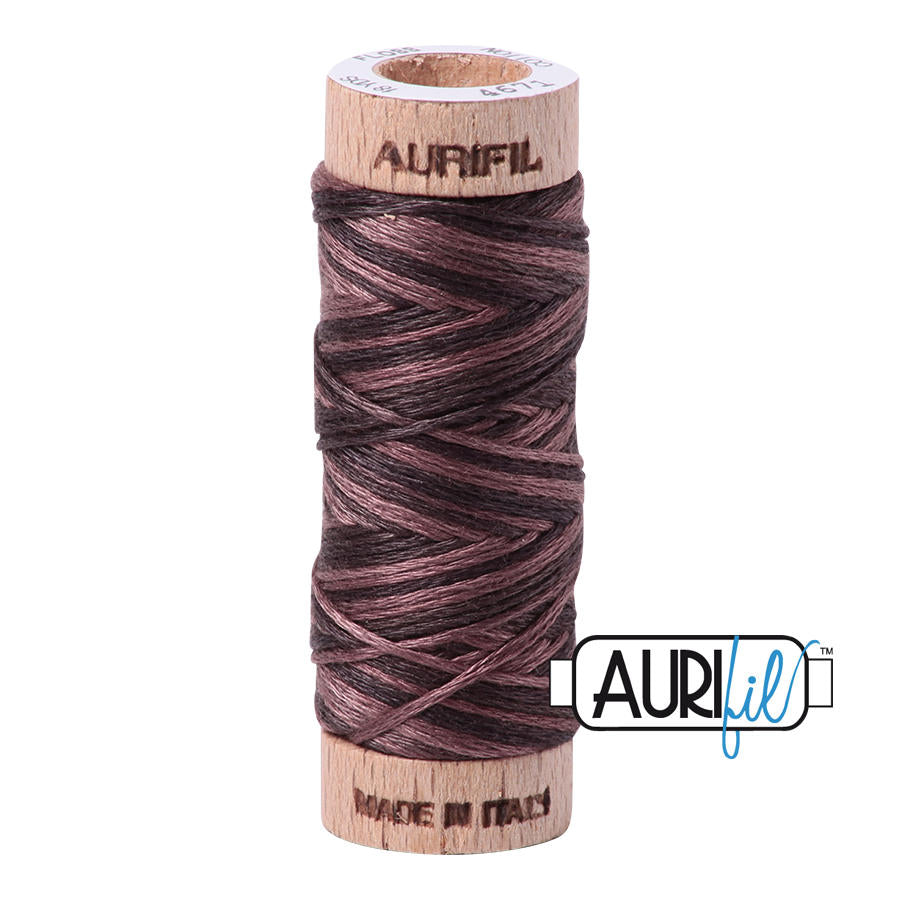 Aurifil Garn aus 100% Baumwolle, 6 fädiges Zahnseidengarn - 4671