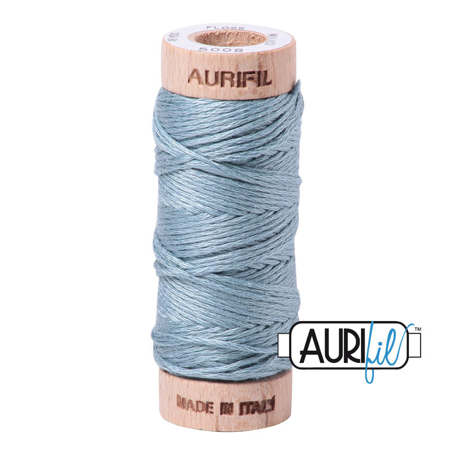Aurifil Garn aus 100% Baumwolle, 6 fädiges Zahnseidengarn - 5008