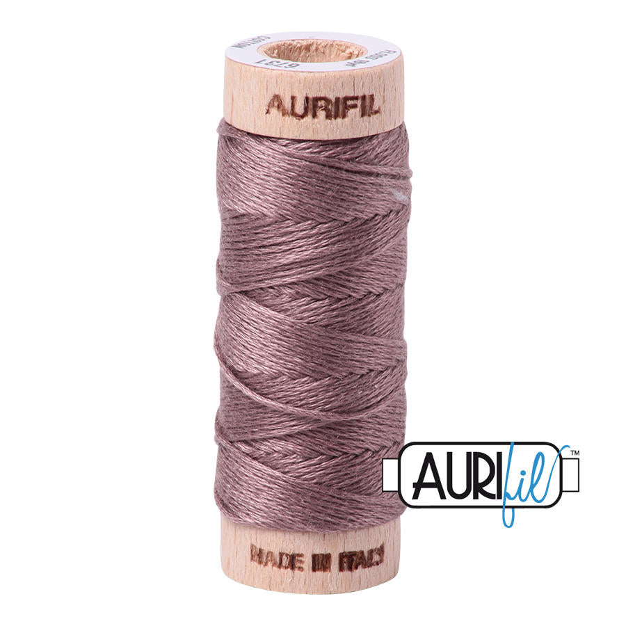 Aurifil Garn aus 100% Baumwolle, 6 fädiges Zahnseidengarn - 6731