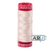 Aurifil Garn aus 100% Baumwolle, 12 wt/2-fach - 2000