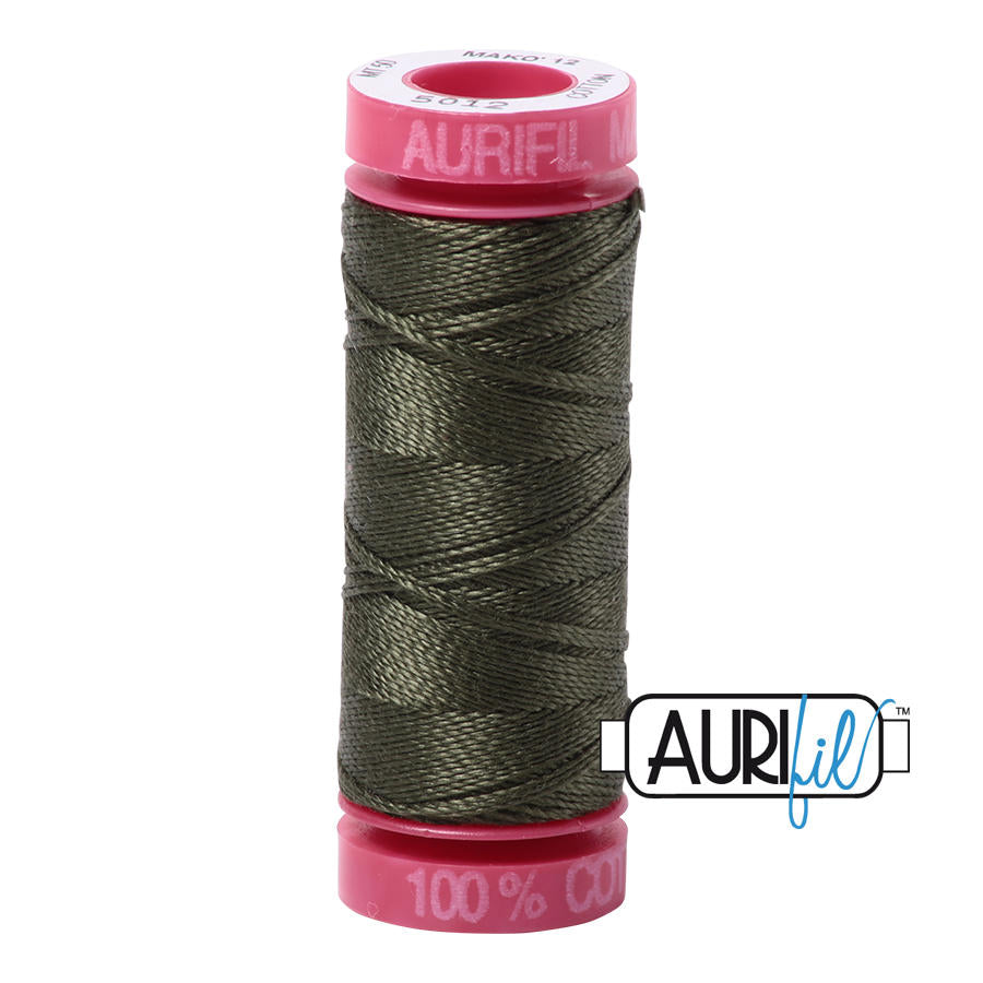 Aurifil Garn aus 100% Baumwolle, 12 wt/2-fach - 5012