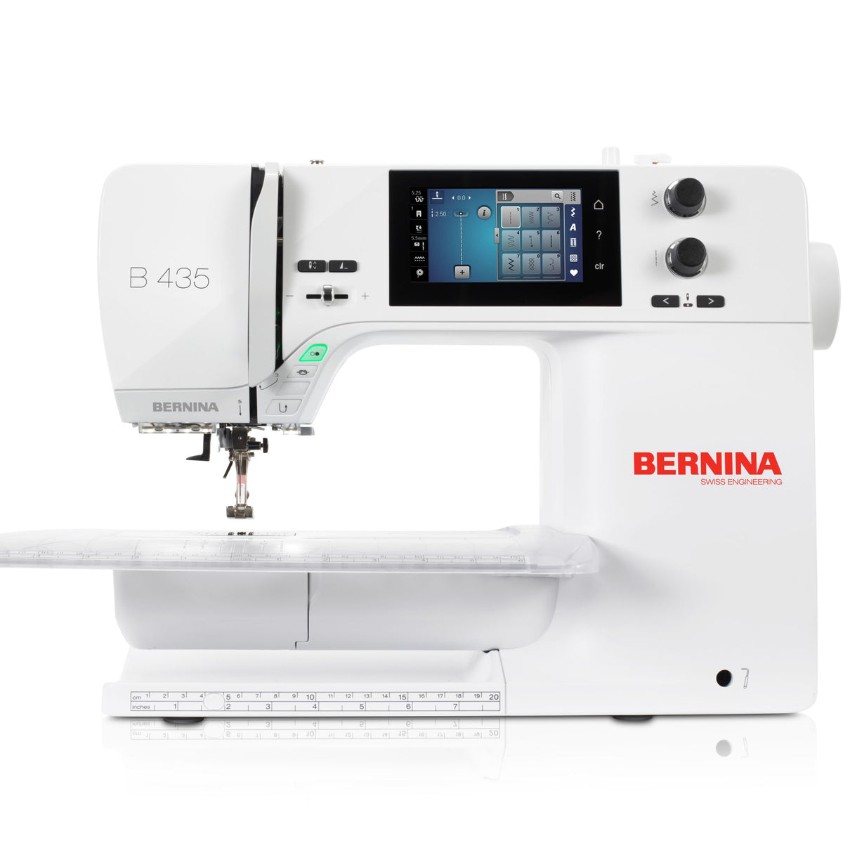 BERNINA 435 Deluxe mit Kompaktnähfüsse