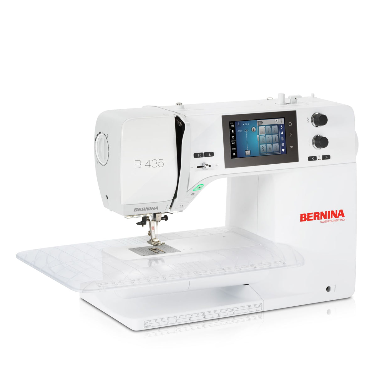 BERNINA 435 Deluxe mit Kompaktnähfüsse