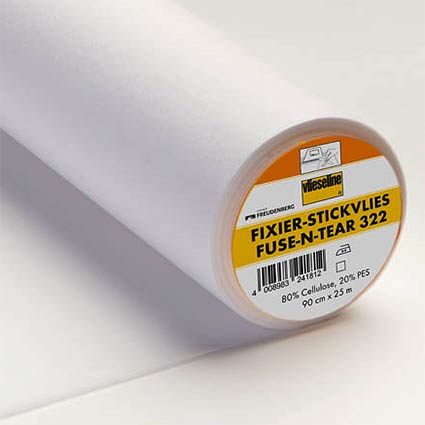 Fixier Stickvlies am Meter, aufbügelbar, 1m