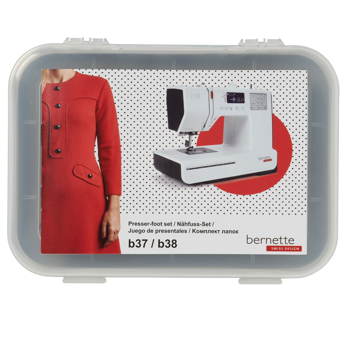 Nähfuss-Set für bernette 37/38