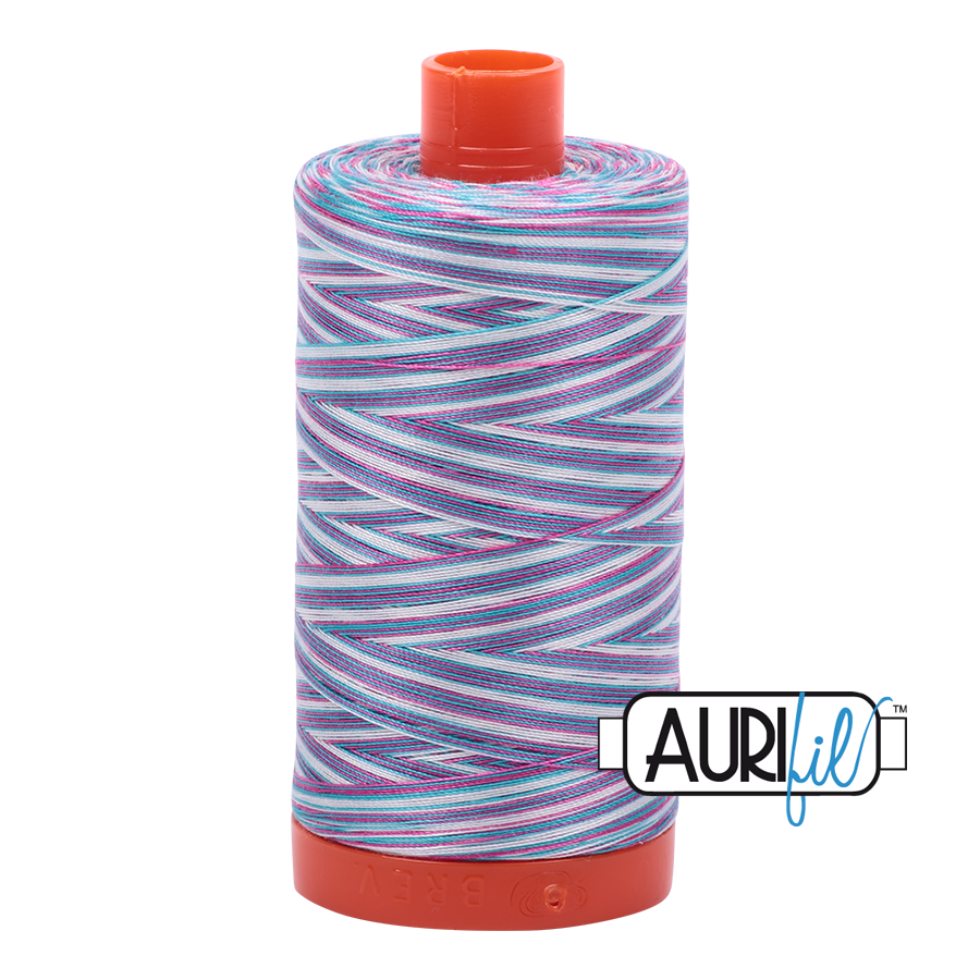 Aurifil Garn aus 100 % Baumwolle, 50 wt./2-fach - Multi - 4647