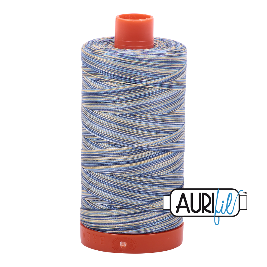 Aurifil Garn aus 100 % Baumwolle, 50 wt./2-fach - Multi - 4649