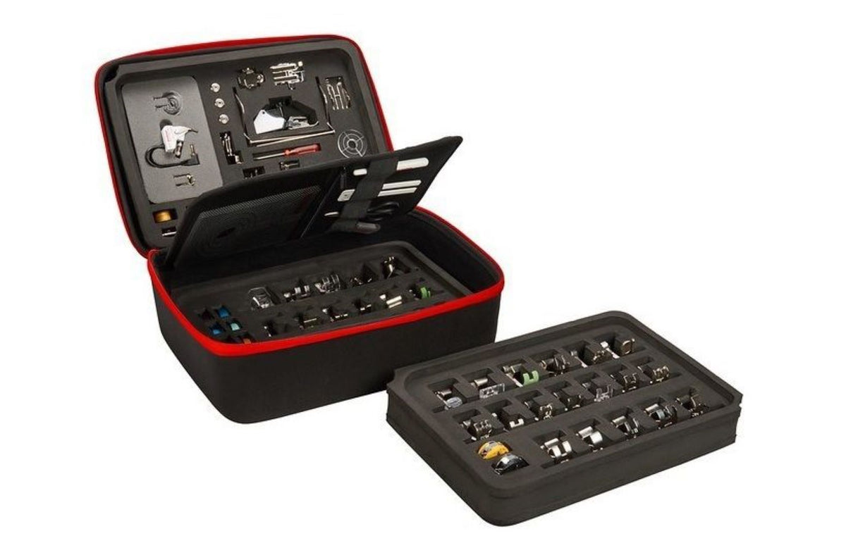 Bernina Zubehörkoffer für Nähfüsse, Stichplatten etc. der Nähmaschine (ohne Inhalt)