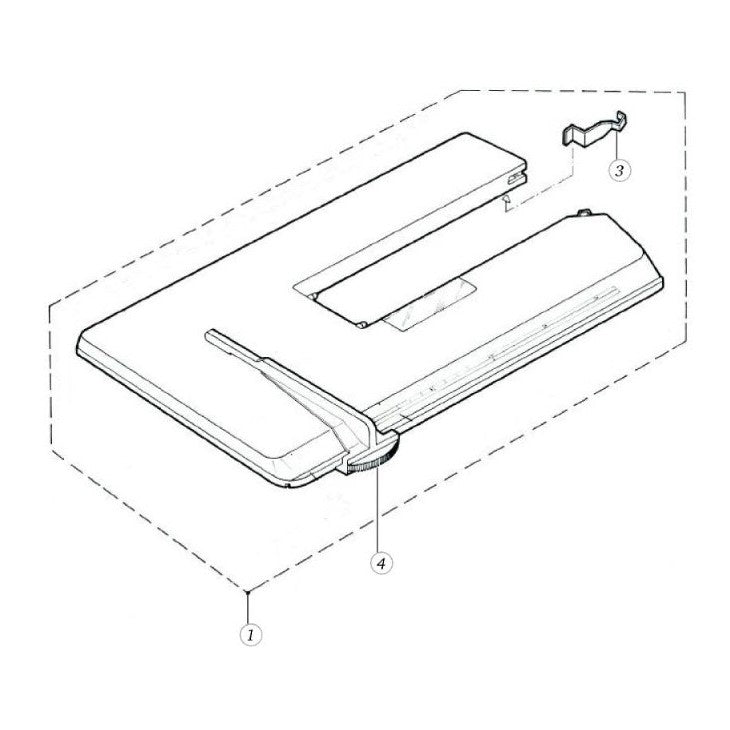 Anschiebetisch für BERNINA 1008, 1130, 1090, 1530 usw.