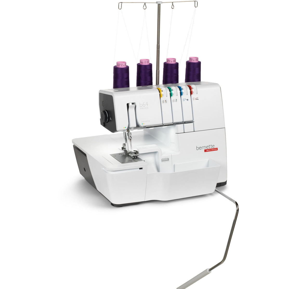 Overlock bernette 64 Lufteingefädelt