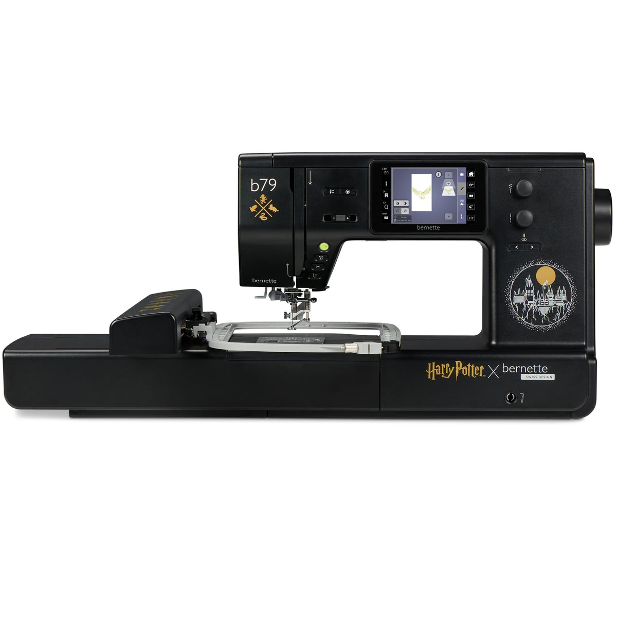 bernette 79, macchina da cucire e ricamare "Harry Potter", sarà disponibile a partire da metà aprile circa; ordinatela già ora