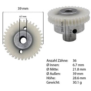 Schneckenrad Bernina 707