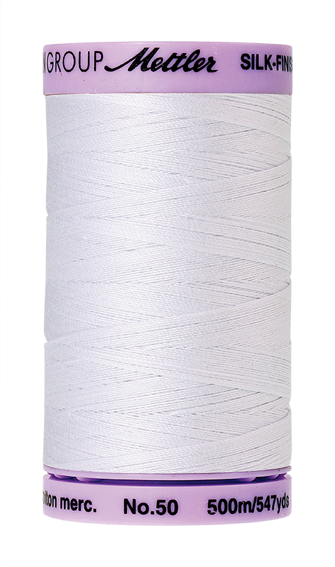 Silk-Finish Cotton 50, 500m© - 2000, ganz weiss