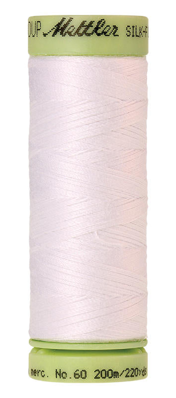 Silk-Finish Cotton 60, 200m© (125) - 2000, ganz weiss