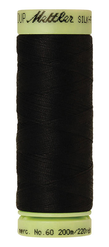 Silk-Finish Cotton 60, 200m© (125) - 4000, ganz schwarz