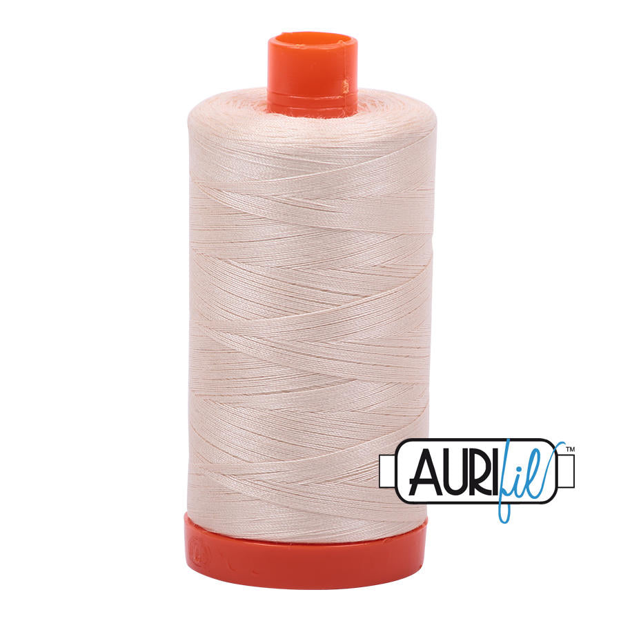 Aurifil Garn aus 100 % Baumwolle, 50 wt./2-fach - 2000