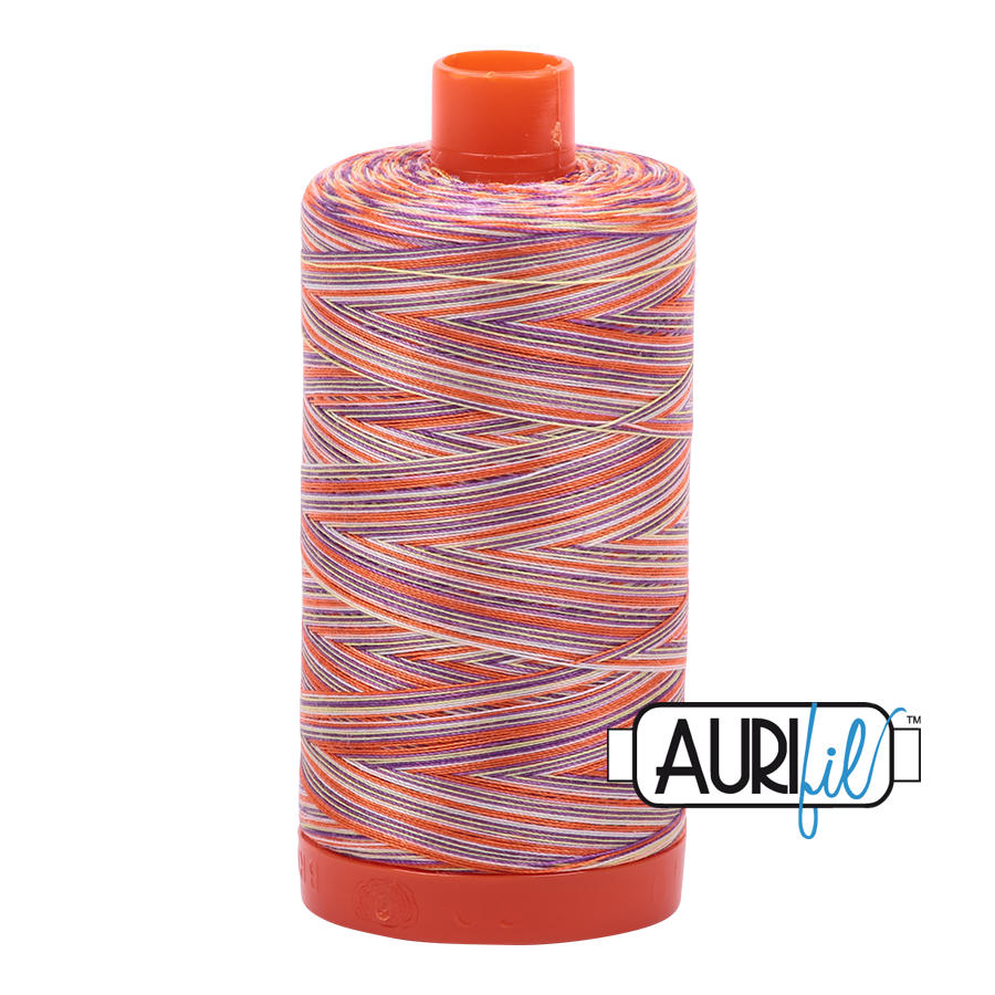 Aurifil Garn aus 100 % Baumwolle, 50 wt./2-fach - Multi - 4648